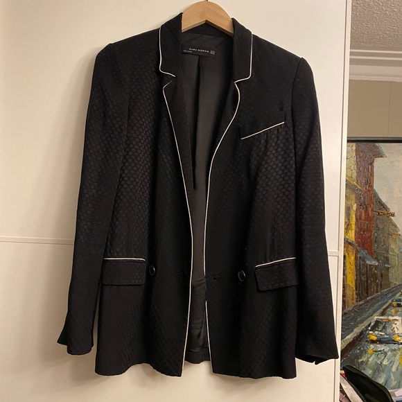 Zara satin blazer. Last day to buy - Picture 2 of 4